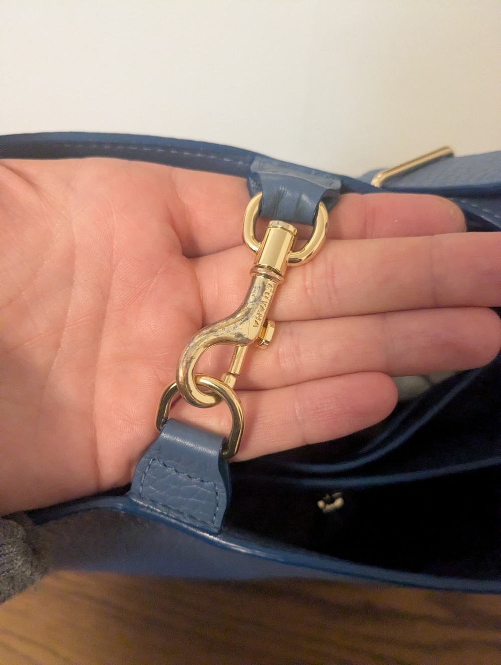 Cuyana Oversized Linea Bag In Sky - Picture 3 of 5